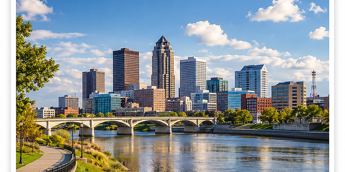 Iowa web design service area